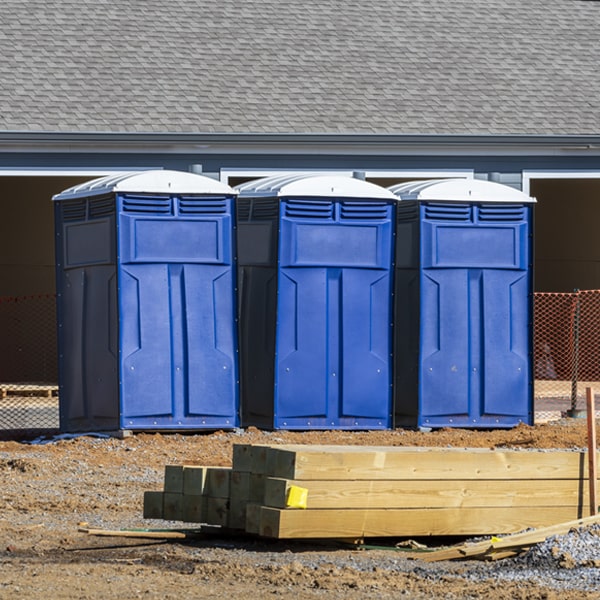 how do i determine the correct number of porta potties necessary for my event in Lansing